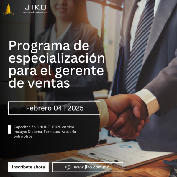 Programa de especialización para el gerente de ventas