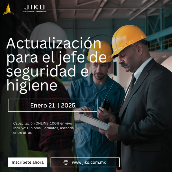 Actualización para el jefe de seguridad e higiene